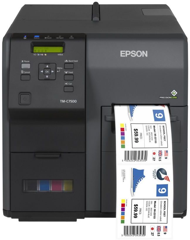 Epson ColorWorks C7500G, bläckstråle färg, USB/LAN, bild 3