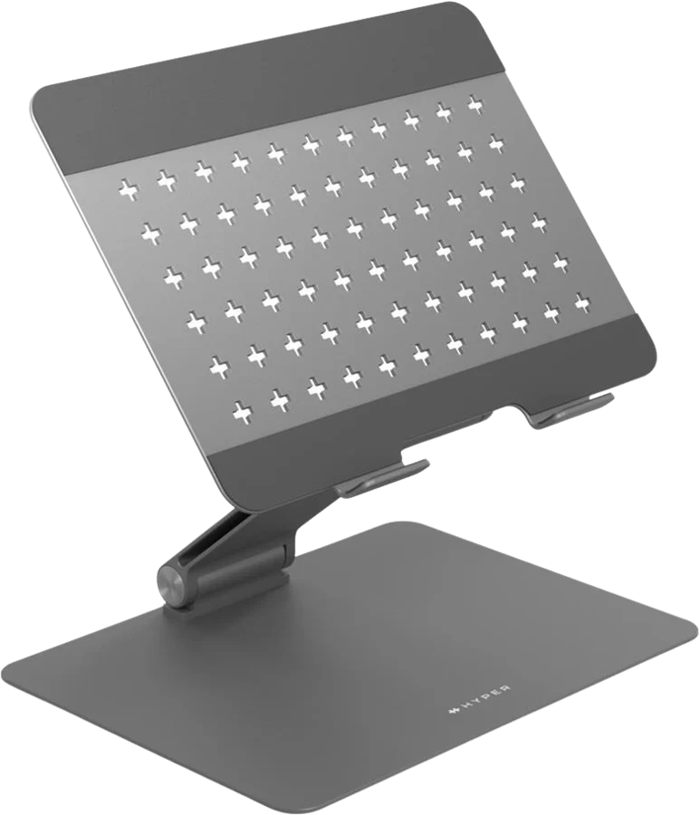 Hyper Flex Ergonomic Adjustable Laptop Stand - Space Grey