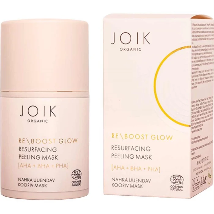 JOIK Organic Re-Boost Glow AHA+BHA+PHA Resurfacing Peeling Mask 50ml