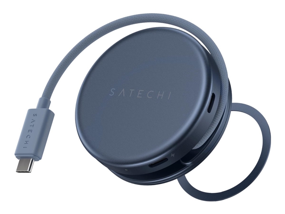 Satechi OntheGo 5-i-1-multiportadapter för MacBook Neo - Indigo