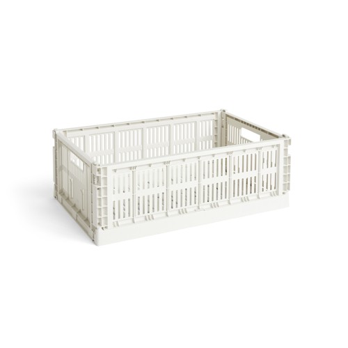 HAY - Colour Crate L Förvaringslåda (Bruten Vit)