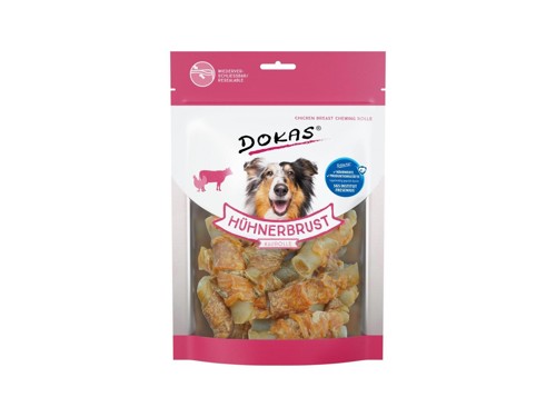 Dokas - Chicken Breast Chew Rolls - 250gr, bild 2