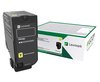Lexmark 75B20Y0 till CS/CX727 CS728, Return Program, Gul, 10000 sid