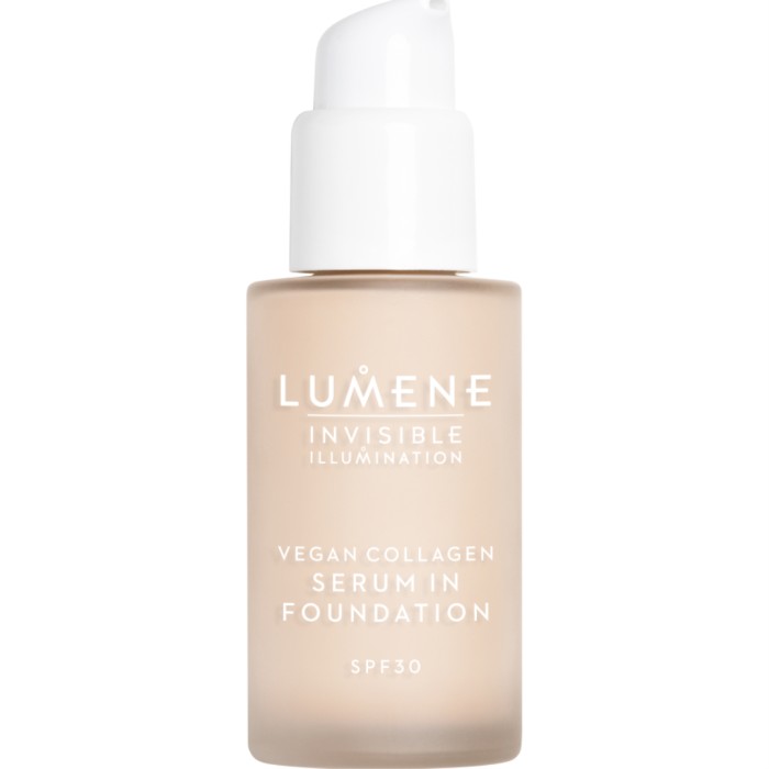 Lumene Invisible Illumination Vegan Collagen Serum in Foundation SPF30, bild 3
