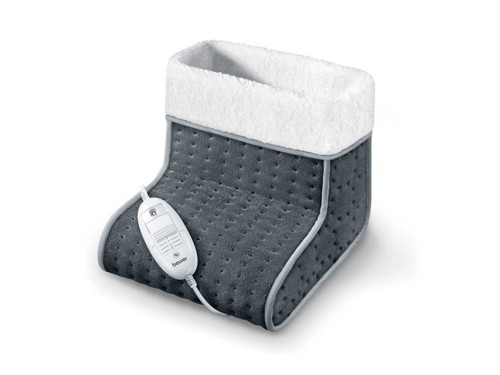 Beurer FW 20 fotvärmare m/teddy, grå, bild 2