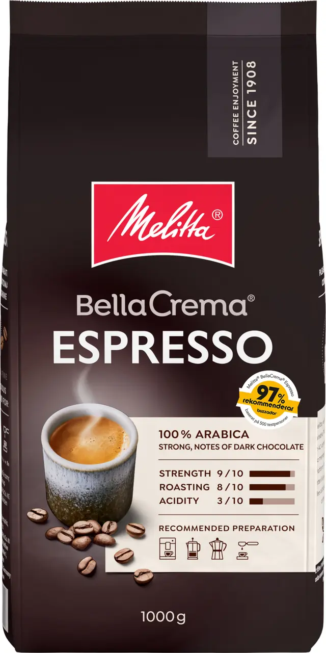 Melitta Espresso Kaffebönor