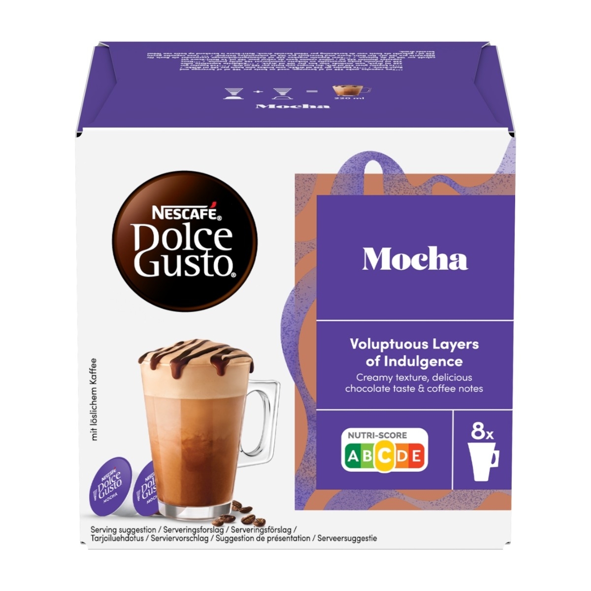 Nescafé Dolce Gusto Mocha kaffekapslar, 16 st