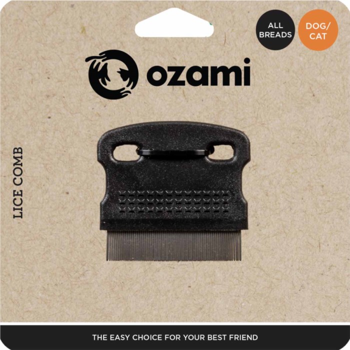 Ozami Lice Comb 67 Teeth luskam för hund och katt