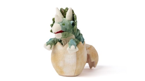 Teddykompaniet - Hand Puppet - Triceratops in Egg, 20 cm (TK4430), bild 3