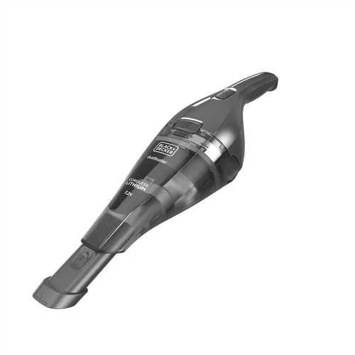 BLACK+DECKER DustBuster NVC220WC-QW - Dammsugare - handhållen - utan påse - sladdlös - titanium gray/chrome