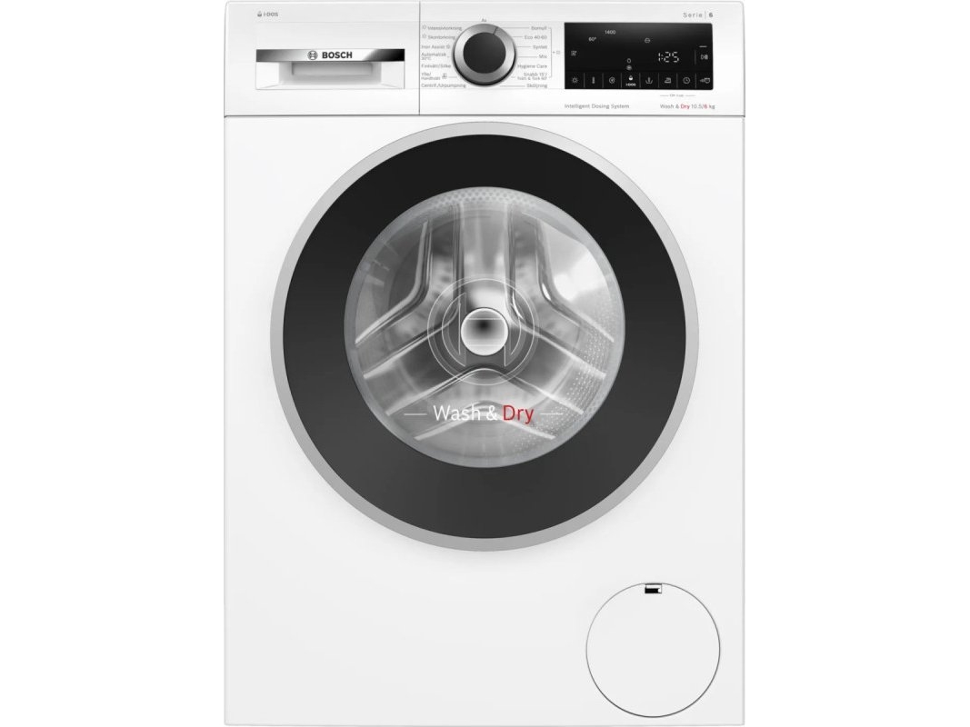 Bosch Serie 6 Kombinerad Tvättmaskin/Torktumlare WNG254ABSN (10.5/6kg)