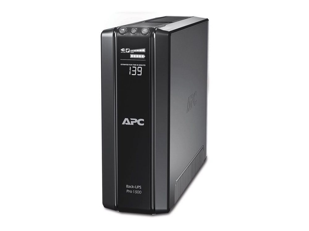 APC Power-Saving Back-UPS Pro 1500VA/865W, 10 st uttag, modem/LAN-skydd, RS-232+USB