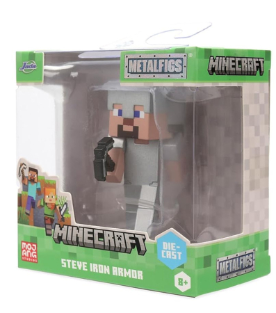 Jada Minecraft Die Cast Mini Metalfigs - Steve with Iron Armor