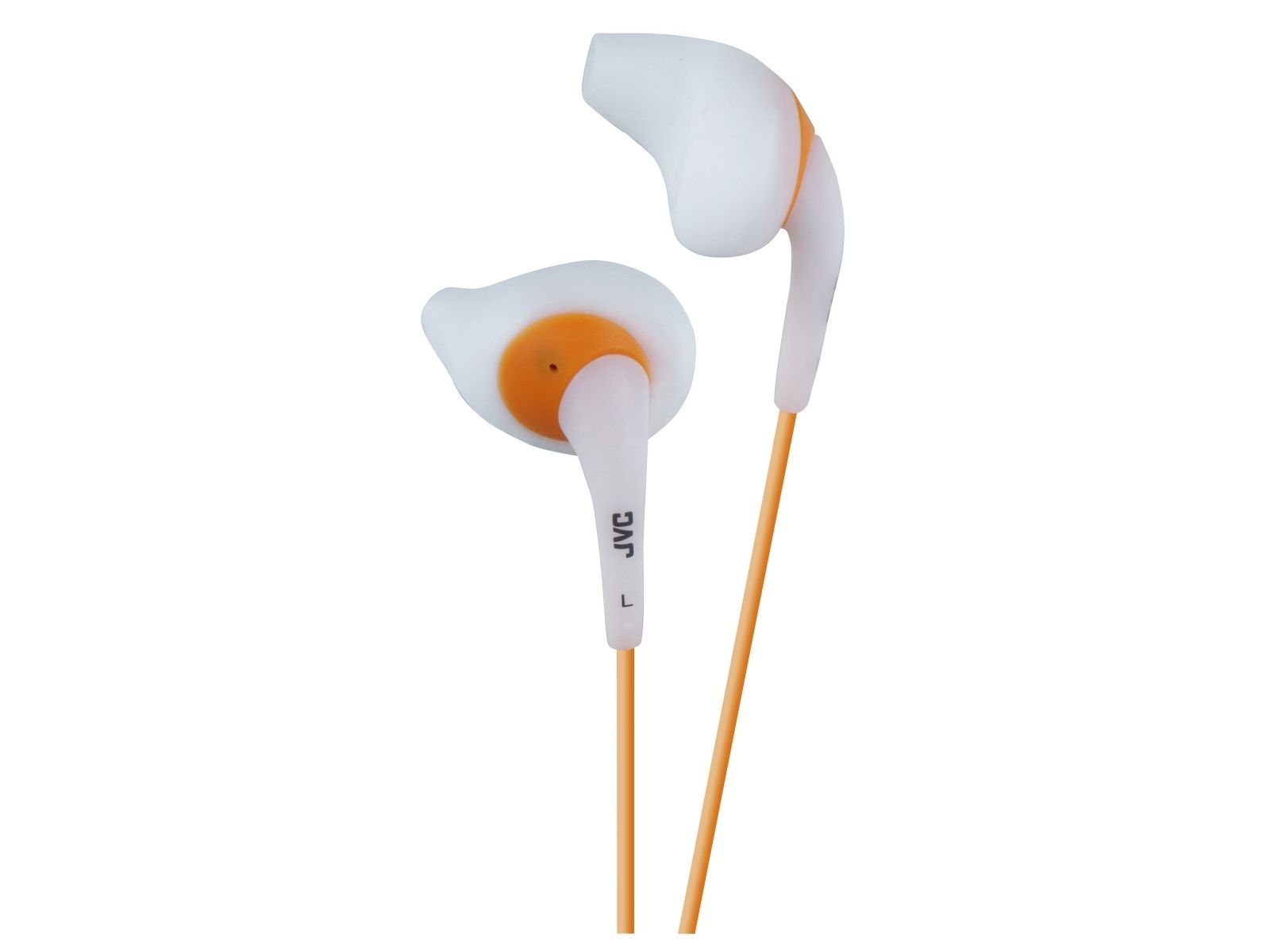 JVC HA-EN10-W, Kabel, 20 - 20000 hz, 4,8 g, Hörlurar, Orange, Vit