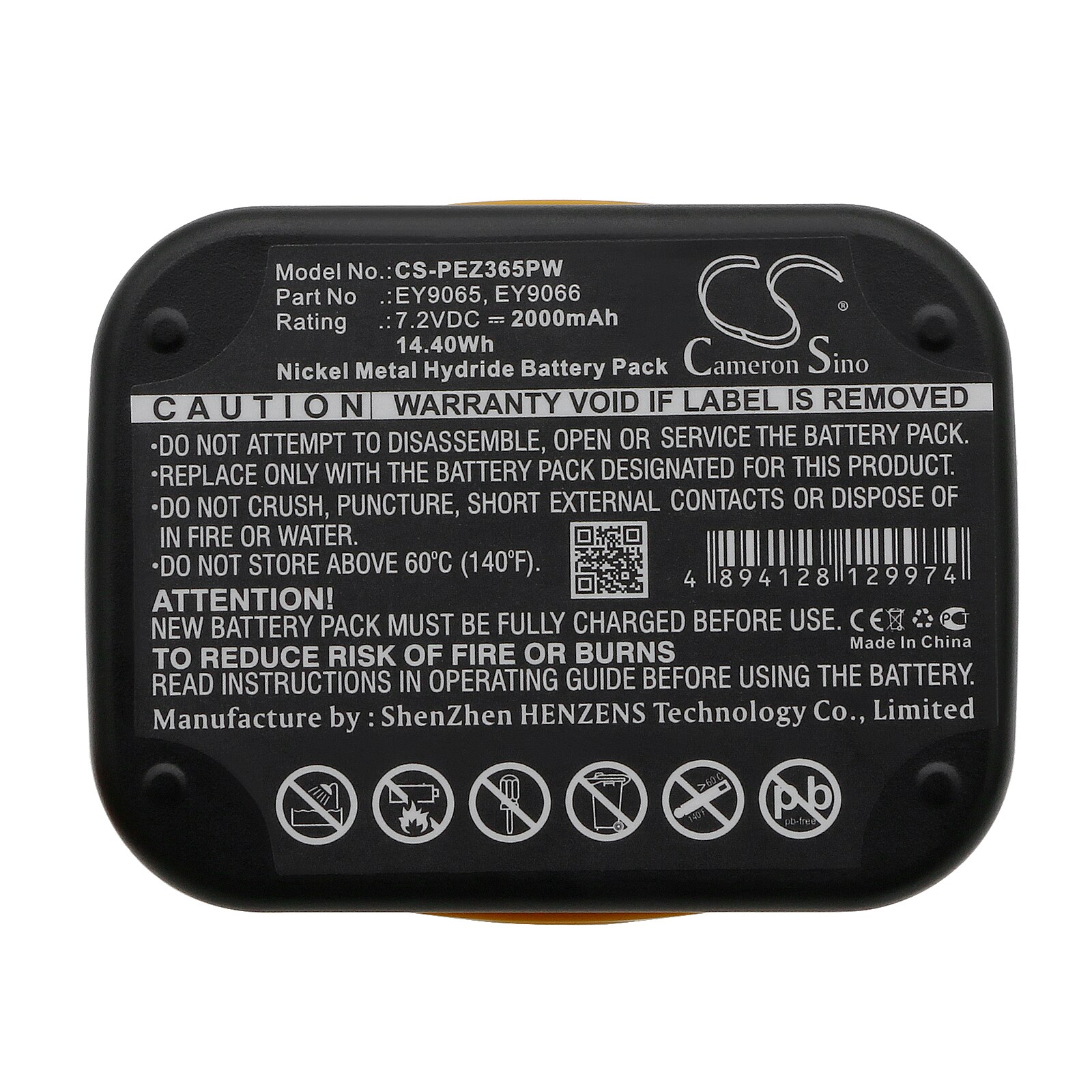Batteri till Elverktyg för Panasonic EY3653, EY3653CQ, EY3654 m.fl., bild 5
