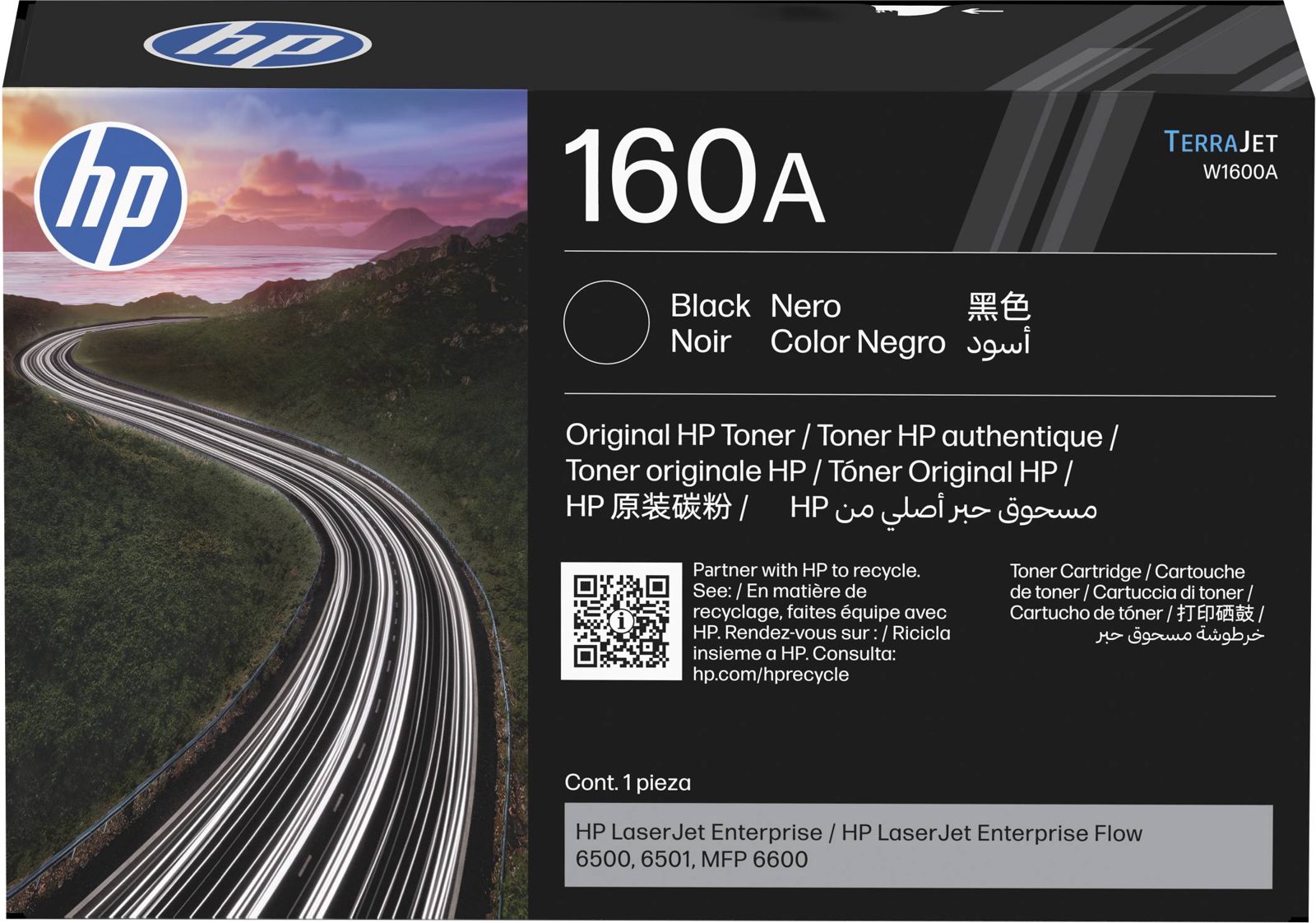 HP 160A Svart, 10500 sidor, bild 3