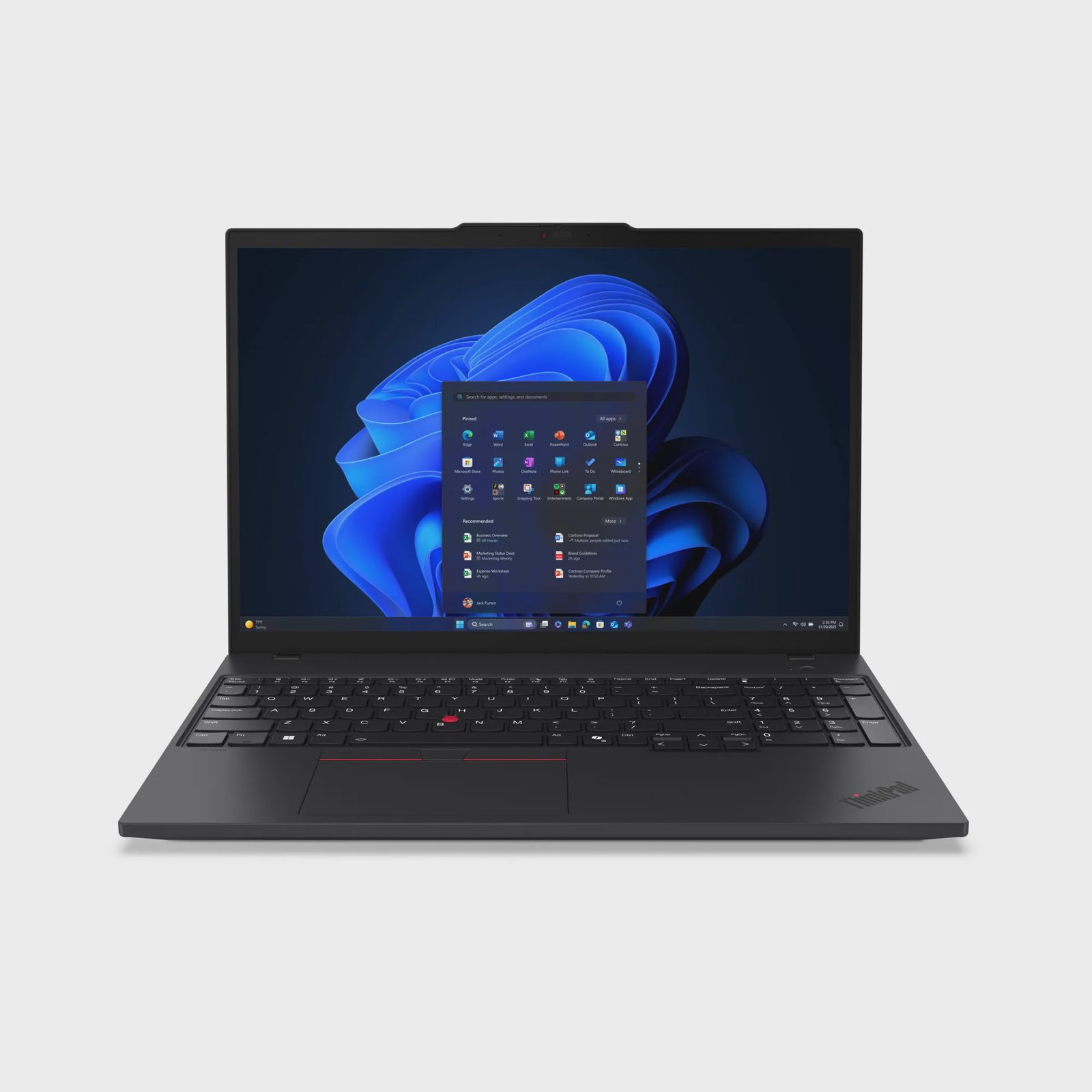 Lenovo ThinkPad T16 Gen 4 (Intel), Intel Core Ultra 5, 40,6 cm (16), 1920 x 1200 pixlar, 32 GB, Windows 11 Pro, Svart
