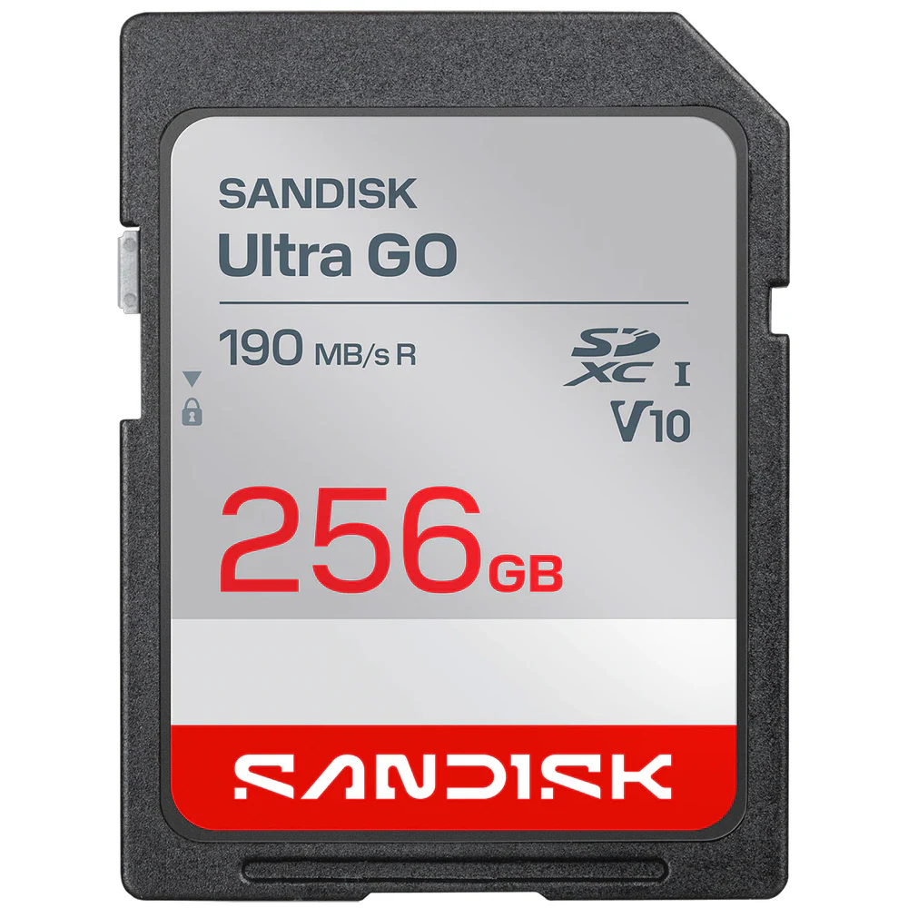 Sandisk SD Ultra GO SDXC-minneskort 190 MB/s 256 GB