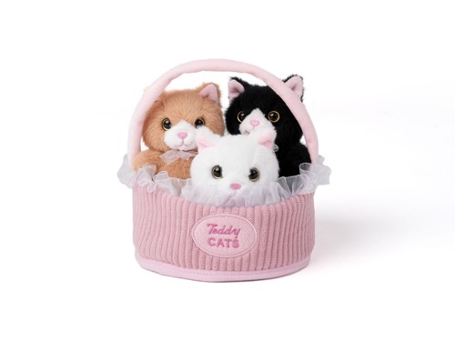 Teddykompaniet - Gift Basket with Cats, 15x15 cm (TK4386), bild 2
