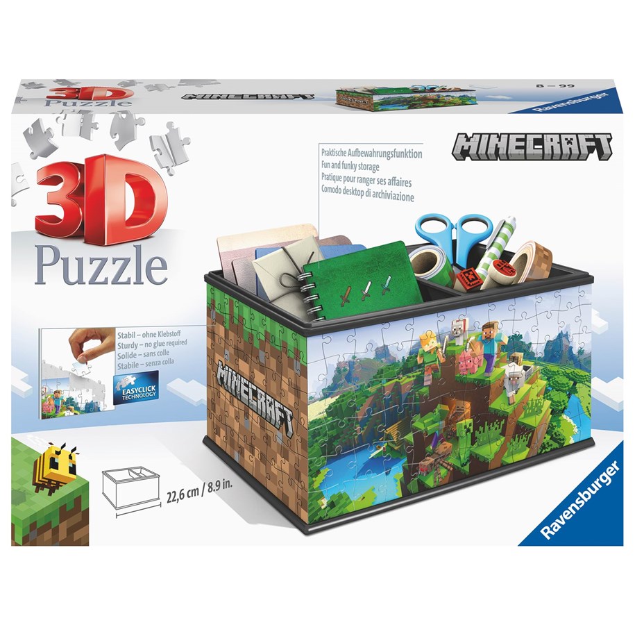 Ravensburger 3D Pussel: Minecraft Skattkista 223 Bitar