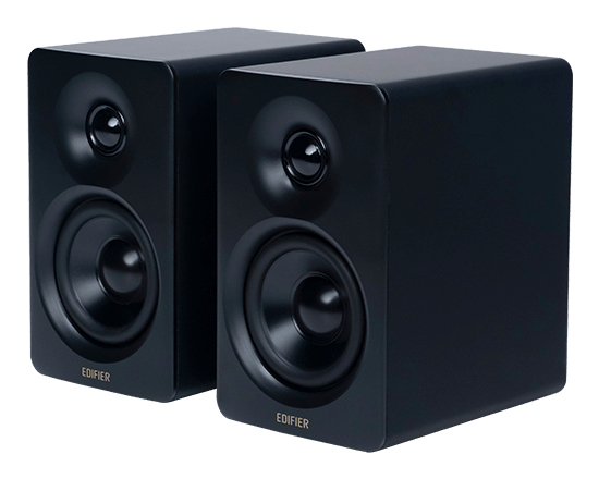 Edifier M60 Compact Desktop 2.0 Speakers, 2x33W RMS, Bluetooth/USB-C - Svart