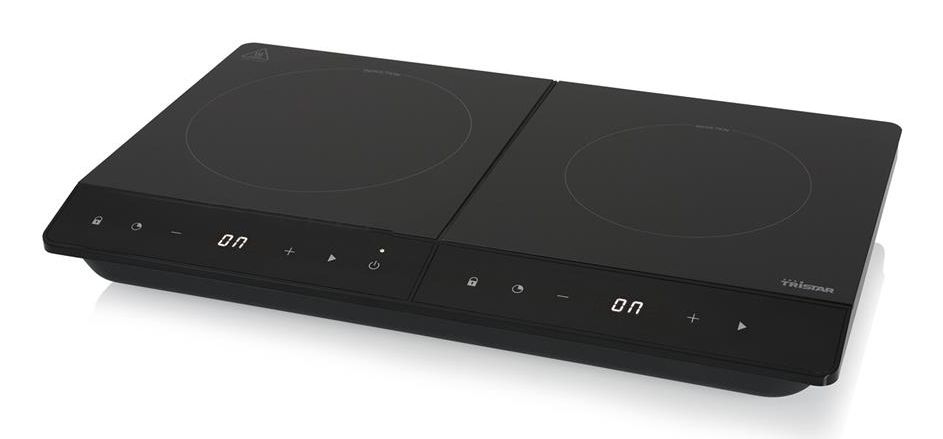 Tristar IK-6162 dubbel induktionshäll 3500 W 19/16 cm LCD-touch svart