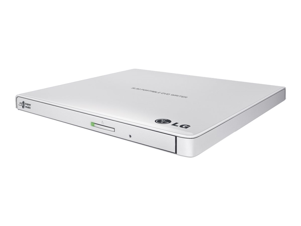 DVDRW LG Electronics Slim External Base, 9,5mm, USB 2.0 - Vit