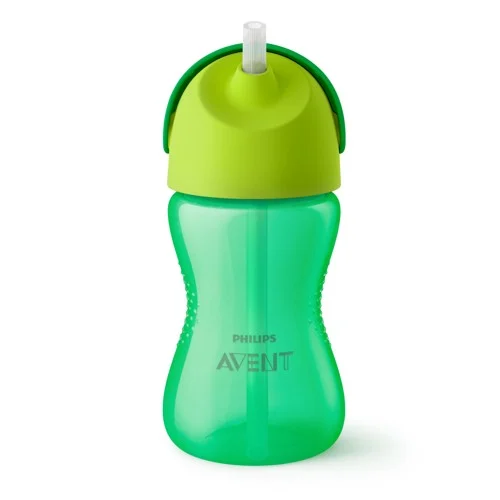 Philips Avent Sugrörsmugg Bendy Grön & Lime 300 ml, bild 3