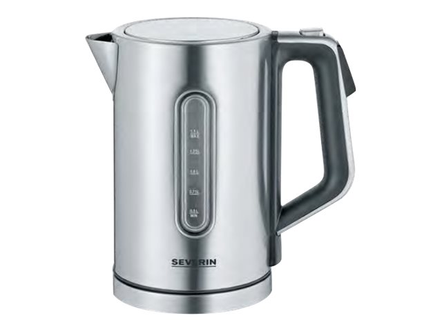 SEVERIN WK 3418 - Vattenkokare - 1.5 liter - 3 kW - borstat rostfritt stål
