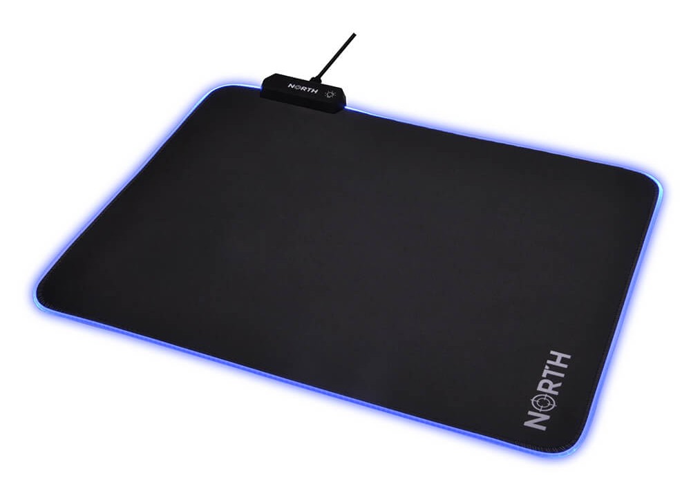 NORTH Gaming Mousepad P100 RGB, 400x300 mm, bild 3