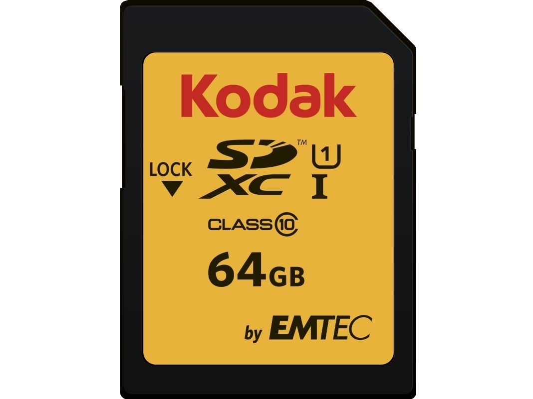 Kodak - Flash-minneskort - 64 GB - UHS-I U1 / Class10 - 580x - SDXC UHS-I