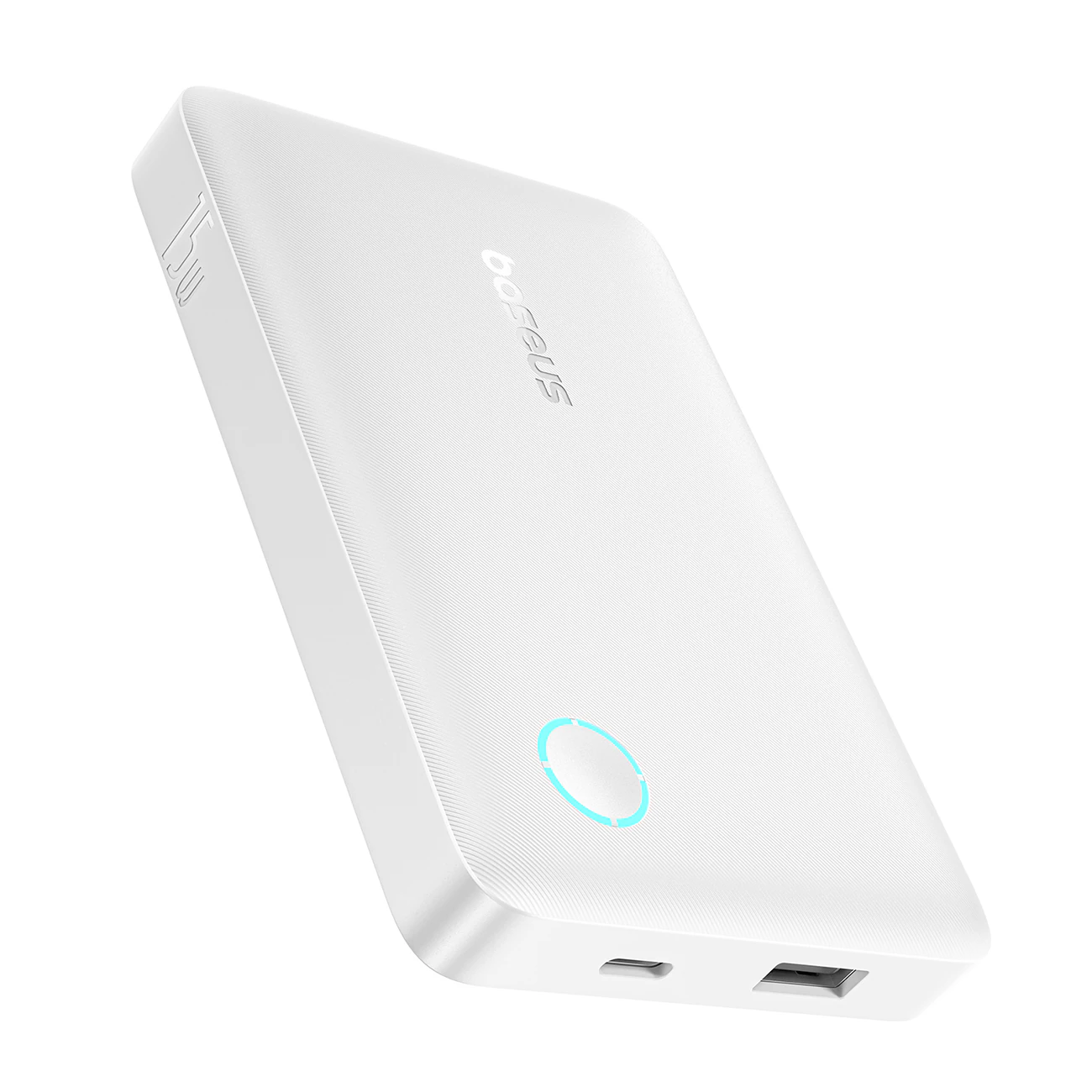 Baseus EnerFill FP11 10 000 mAh 15 W powerbank med vit USB-C-kabel 20 V × 3 A 30 cm – Vit, bild 2