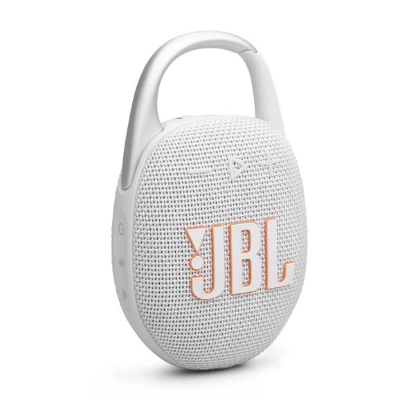 JBL Clip 5 Bluetooth-högtalare, vit, bild 2