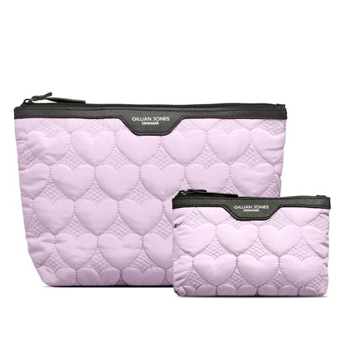 Gillian Jones Urban Travel 2-piece set - Purple hearts