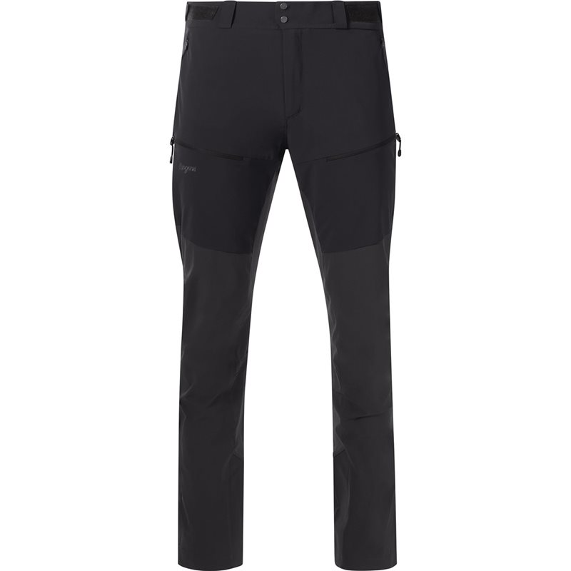 Bergans Rabot Softshell Pants Men Black/Dark Shadow Grey - 48