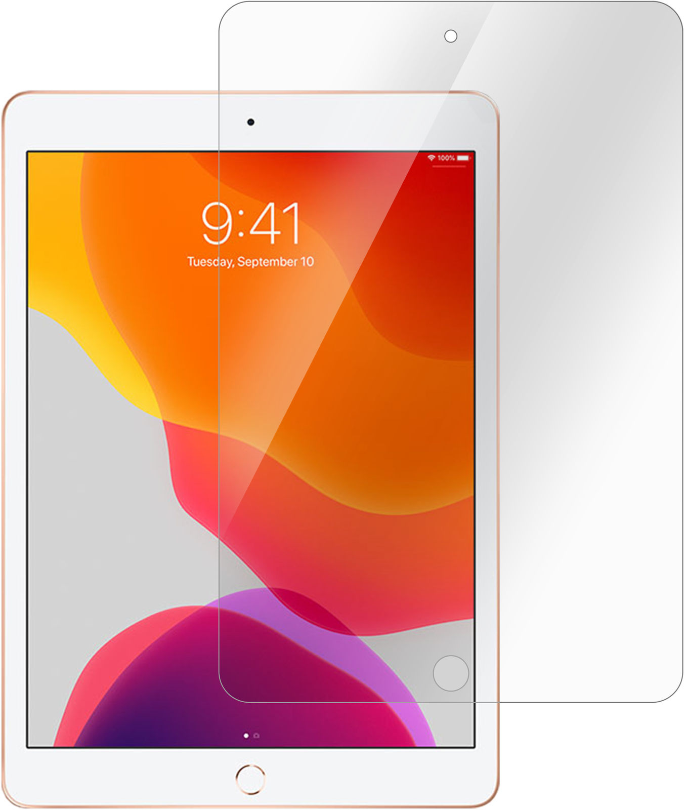 Skärmskydd eSTUFF Titan Shield Clear Glass, iPad 10.2" (2019/2020/2021), bild 4