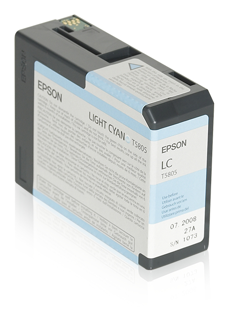 Epson Stylus Pro 3800 Ljus Cyan (T5805), 80 ml, bild 3