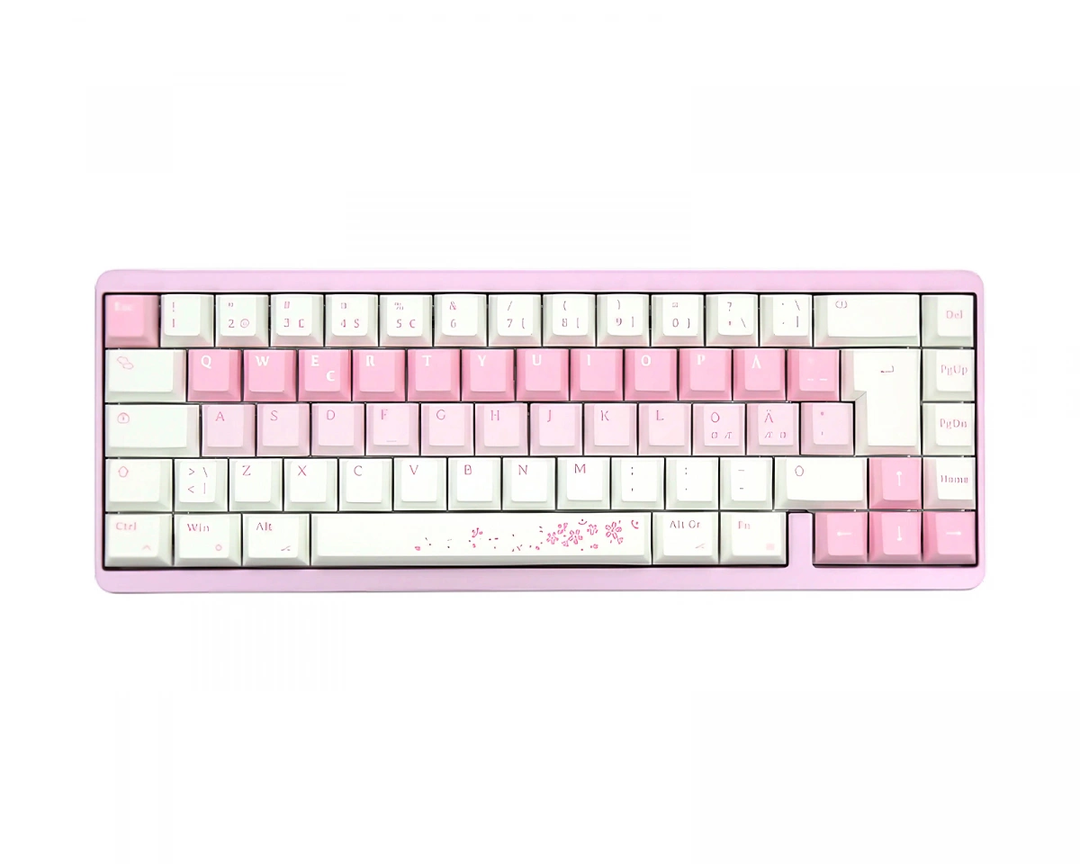 Varmilo Muse65 HE Tangentbord [Gateron Magnetic White] - Sakura, bild 2