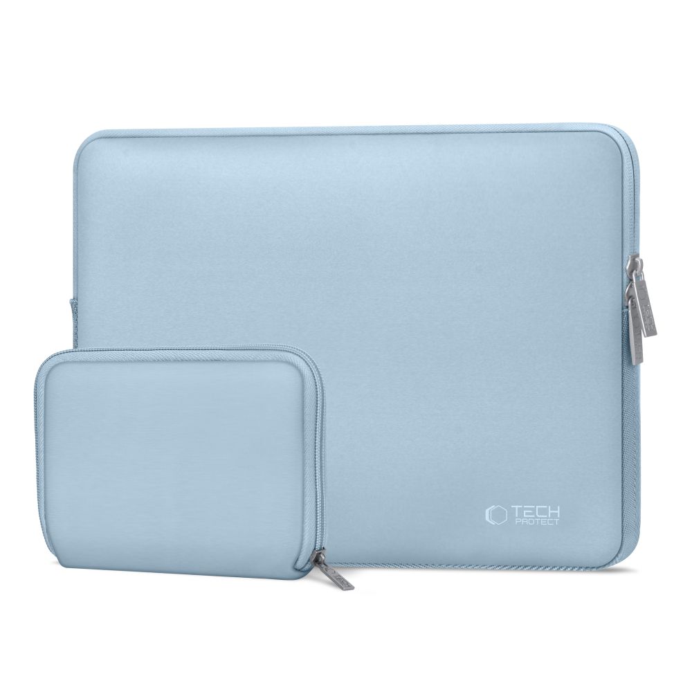 Tech-Protect Neoslim Laptopfodral 13-14" med tillbehörsväska - Blå, bild 2