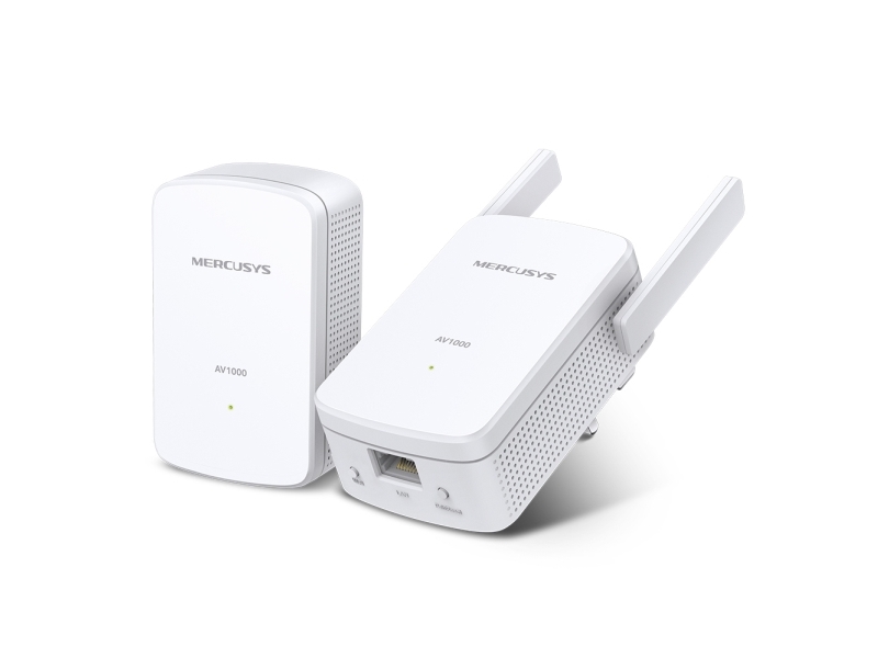 Mercusys MP510 KIT, 1000 Mbit/s, IEEE 802.11b, IEEE 802.11g, IEEE 802.11n, IEEE 802.3, IEEE 802.3u, Gigabit Ethernet, 10,100,1000 Mbit/s, Wi-Fi 4 (802.11n), 802.11b, 802.11g, Wi-Fi 4 (802.11n)