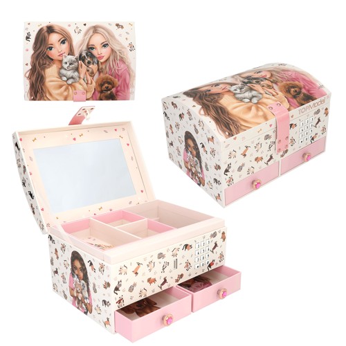 Topmodel - TOPModel Jewellery Box with Code and Sound FUR-EVER-FRIENDS - Mauve