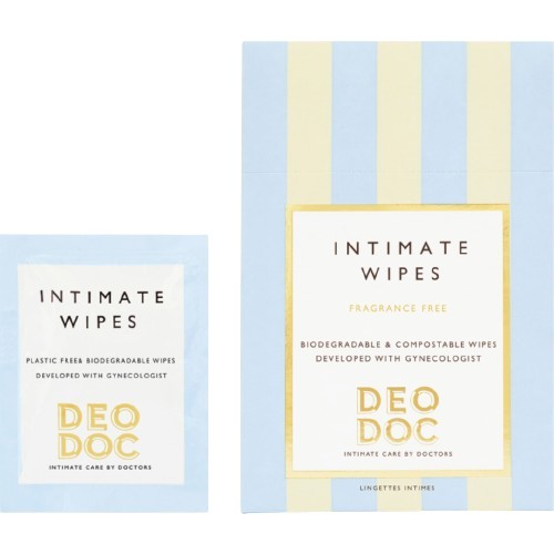 DeoDoc Intimate Wipes Fragrance Free 10 pcs Fragrance Free 10 pcs