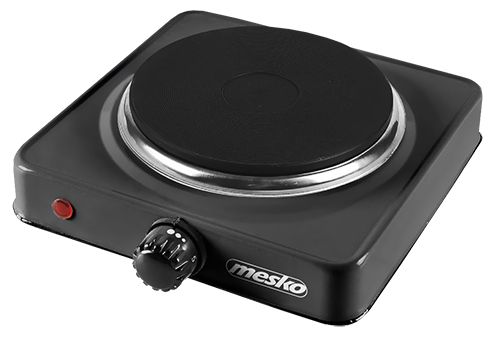 Mesko MS 6508 elektrisk kokplatta 1000 W, 1 kokzon, svart