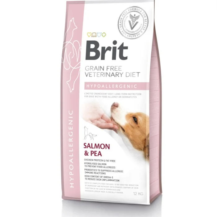Brit GF Vet Diets Dog Hypoallergenic 12 kg