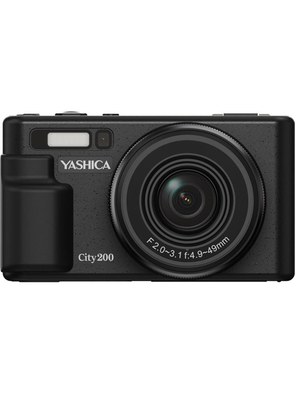 Yashica City 200 -kompaktkamera, svart