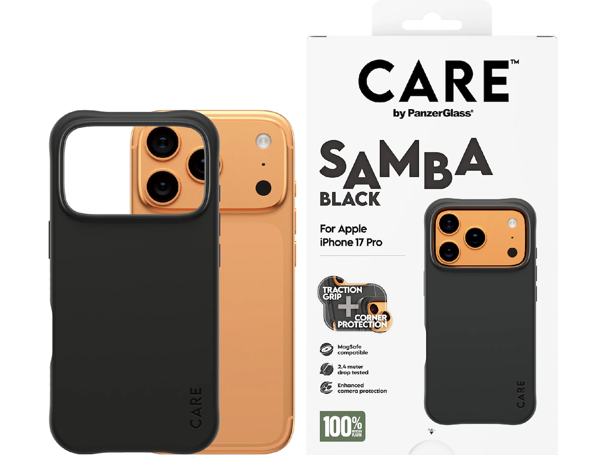 PanzerGlass CARE Fashionable Samba iPhone 17 Pro - Svart, bild 2