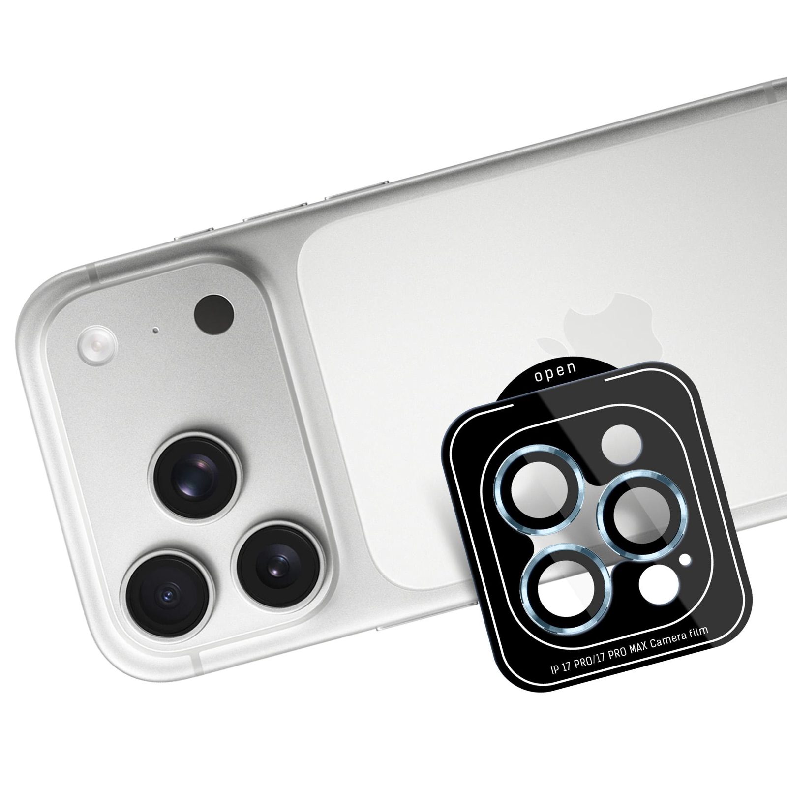 3mk Lens Protection Pro härdat glas för iPhone 17 Pro / 17 Pro Max – ljusblått, bild 4