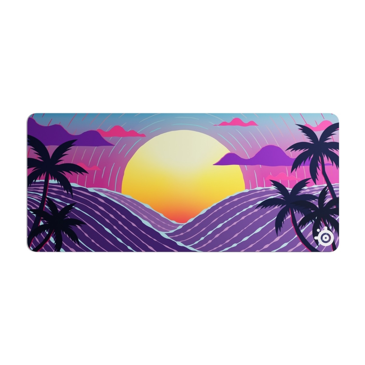 SteelSeries QcK Neon Sunset gamingmusmatta, XXL, bild 2