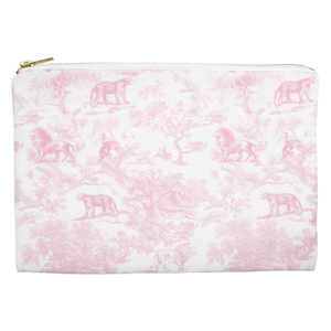 DARK Canvas Pouch Cotton Candy Savannah Pattern