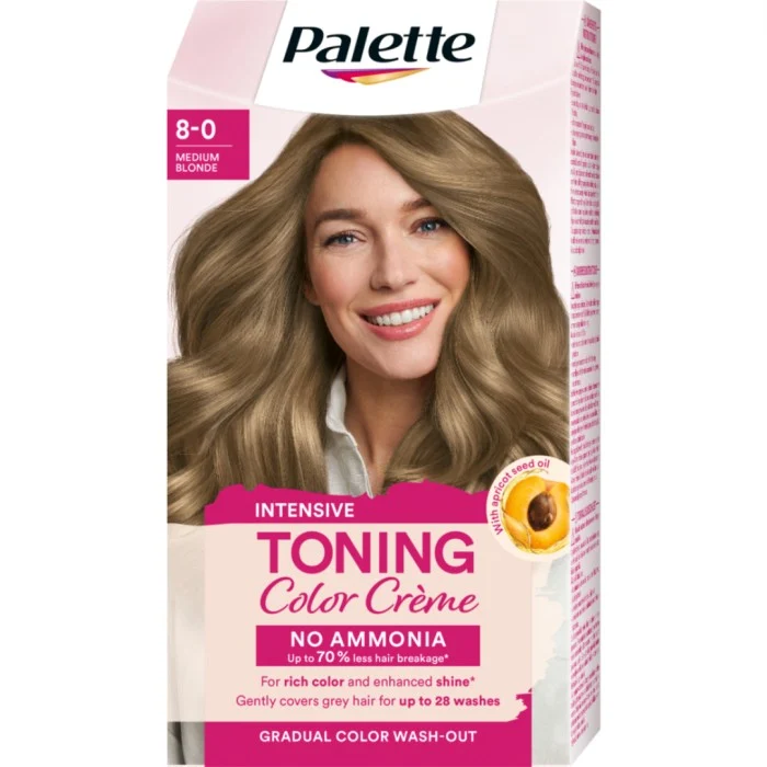 PALETTE Intensive Toning Color Crème 8-0 Medium Blonde 1 pcs